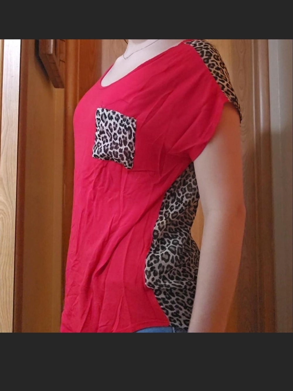 Y2K Leopard Top